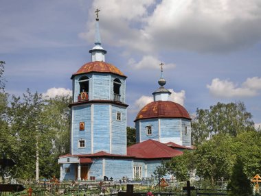 Lukhovitsy 'deki Kazan Meryem Ana Kilisesi. Rusya