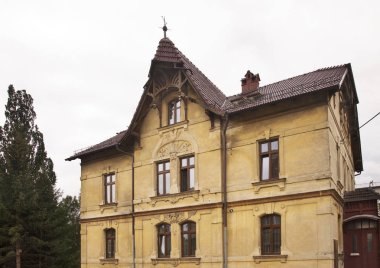 Jablonne ve Podjestedi 'nin tarihi bölgesi. Çek Cumhuriyeti