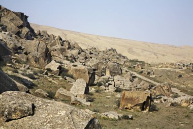 Gobustan Ulusal Parkı. Azerbaycan