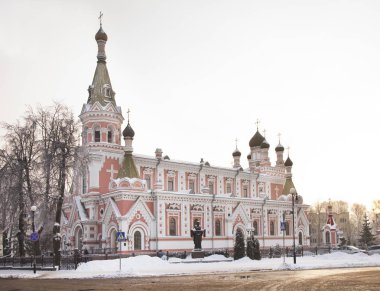 Grodno 'daki Kutsal Meryem Ana Katedrali. Beyaz Rusya