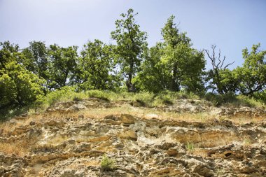 Aladzha manzarası. Bulgaristan