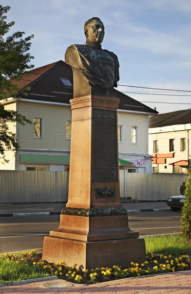 Monument Över Marskalk Michail Katukov Ozyory Moskva Oblast Ryssland — Stockfoto