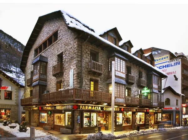 Carlemany Street Andorra Vella Andorra — Stock fotografie