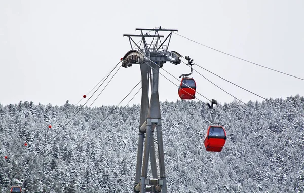 Ski Lift Massana Principality Andorra — Stock Photo, Image