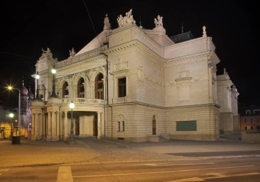 Plzen 'deki Josef Kajetan Tyl Tiyatrosu. Çek Cumhuriyeti