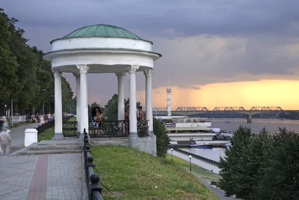 Volga Promenade Yaroslavl Russie — Photo