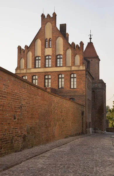 Gothic George Guildhall Στην Οδό Podmurna Στο Torun Πολωνία — Φωτογραφία Αρχείου