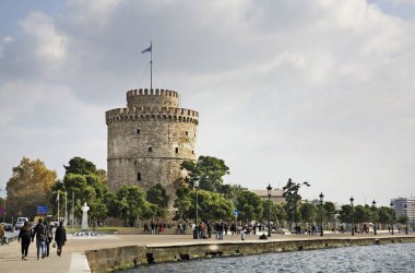 Nikis Bulvarı - Selanik 'teki Zafer Bulvarı. Yunanistan
