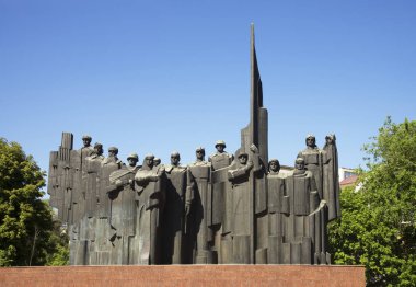 Voronezh 'deki Meçhul Asker Anıtı. Rusya