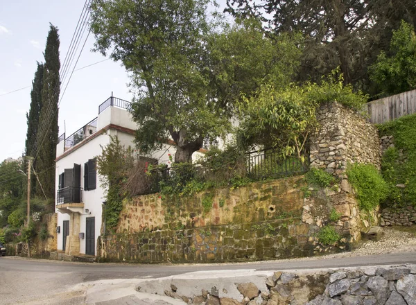 Widok Karaman Karmi Historycznej Miejscowości Pobliżu Kyrenia Girne Cypr — Zdjęcie stockowe