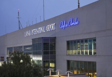 Larnaka Uluslararası Havaalanı. Kıbrıs