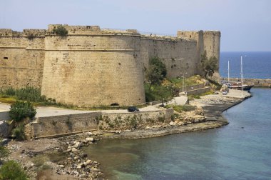 Kyrenia 'daki kale. Kıbrıs