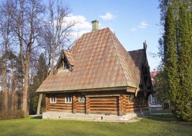 Abramtsevo kolonisindeki hamam - teremok. Rusya