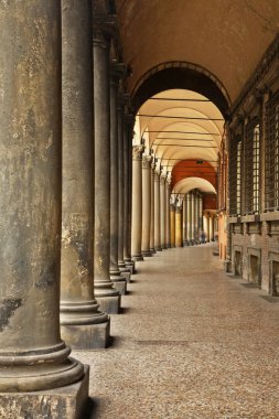 Bolonya 'nın atari salonları. İtalya