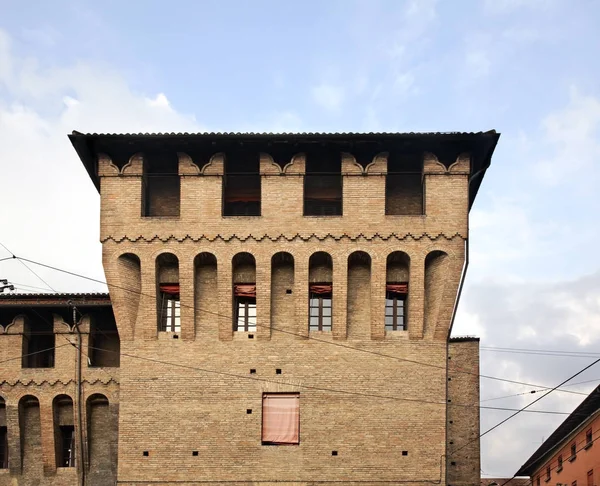 Palazzo Accursio Boloni Itálie — Stock fotografie