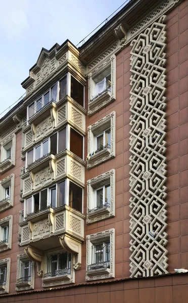 Fragment Building Almaty Kazakhstan — Stock Photo, Image