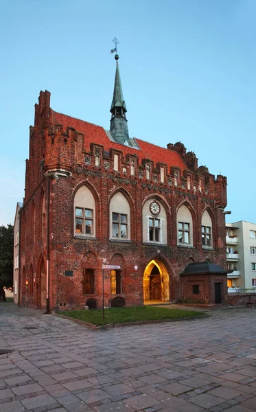 Een Herenhuis Malbork Pommerse Woiwodschap Polen — Stockfoto