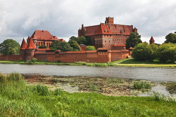 Zamek Krzyżacki Malborku Województwo Pomorskie Polska — Zdjęcie stockowe