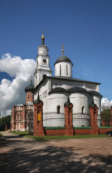 Katedralen Nicholas Klocktornet Och Uppståndelsekatedralen Kreml Volokolamsk Ryssland — Stockfoto