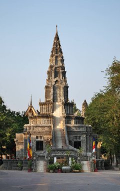 Wat Kesararam in Siem Reap (Siemreap). Kamboçya
