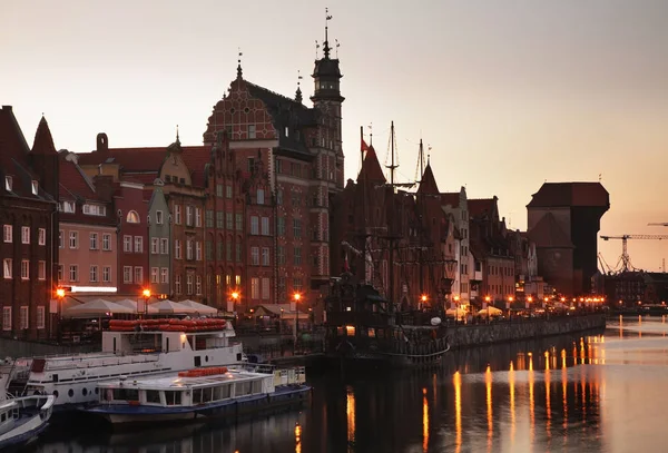 Dluga Aterro Gdansk Polónia — Fotografia de Stock