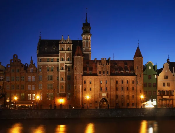 Dlužský Nábřeží Gdaňsku Polsko — Stock fotografie