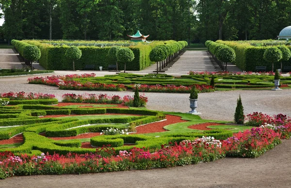 Parque Del Palacio Rundale Cerca Pilsrundale Letonia — Foto de Stock