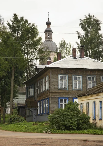 Zicht Ostashkov Rusland — Stockfoto