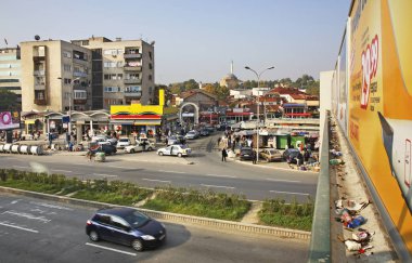 Üsküp manzarası. Makedonya