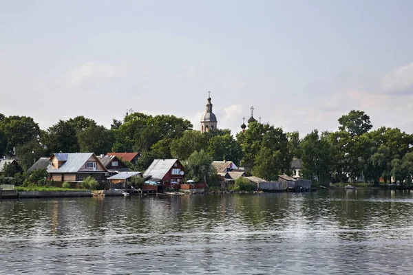 Vista Panorámica Ostáshkov Rusia — Foto de Stock