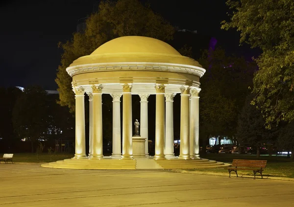 Pavillon Auf Dem Mazedonien Platz Skopje Mazedonien — Stockfoto