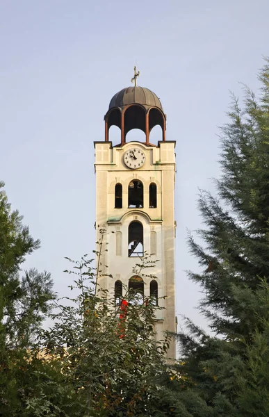 Campanario Iglesia San Demetrio Skopje Macedonia — Foto de Stock