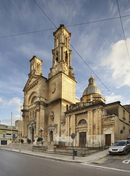 Sankt Cajetanska helgedomen i Hamrun. Förenade kungariket — Stockfoto