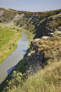 Yaşlı Orhei 'nin manzarası. Moldova