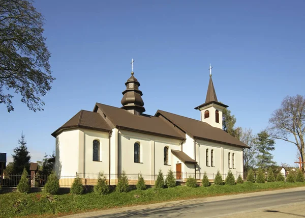 Shrine Our Lady Beautiful Love Polanczyk Poland — 스톡 사진