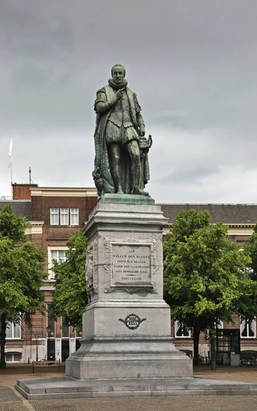 Statue Guillaume Ier Prince Orange Het Plein Haye Haye Hollande — Photo