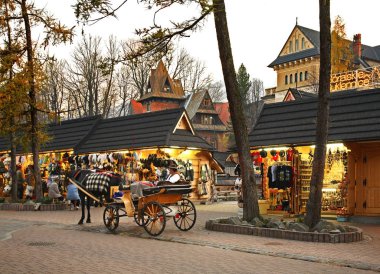 Krupowki Caddesi, Zakopane 'de. Polonya