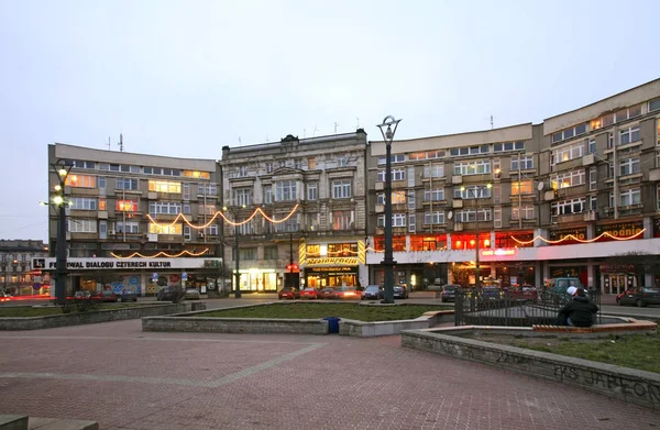 Площа Свободи Plac Wolnosci Лодзі Польща — стокове фото