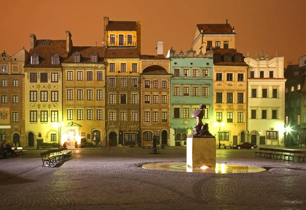 Marktplatz Warschau Polen — Stockfoto