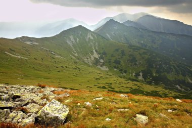 Kasprov Vrch (Kasprowy Wierch) Zakopane yakınlarındaki Tatra Dağları 'nda. Polonya