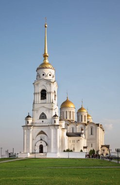 Vladimir 'deki Dormition Katedrali (Assumption Cathedral). Rusya