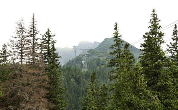 Vista Das Montanhas Tatra Perto Zakopane Polónia — Fotografia de Stock