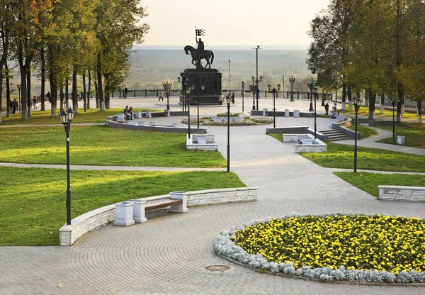 Monumento Príncipe Vladimir Prelado Fedor Vladimir Rússia — Fotografia de Stock