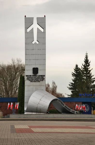 Monument Heroic Aviators Deblin Poland — 스톡 사진