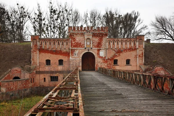 Lublin Poort Deblin Fort Iwangorod Polen — Stockfoto