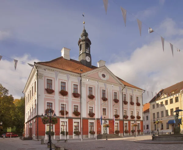 Radnice Náměstí Radnice Tartu Estonsko — Stock fotografie