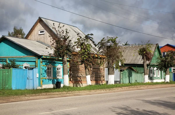 Yukhnov 'un manzarası. Kaluga Oblastı. Rusya