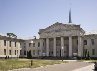 Yeni kale - Grodno 'daki tarihi ve arkeoloji müzesi. Beyaz Rusya
