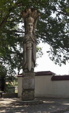 Grodno 'daki Vytautas Büyük Anıtı (Vitivt). Beyaz Rusya