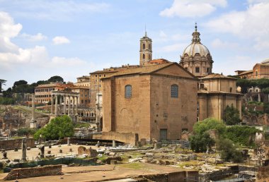 Roman Forum (Foro Romano) in Rome. Italy